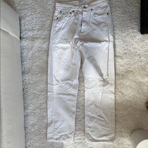 Agolde White Jeans